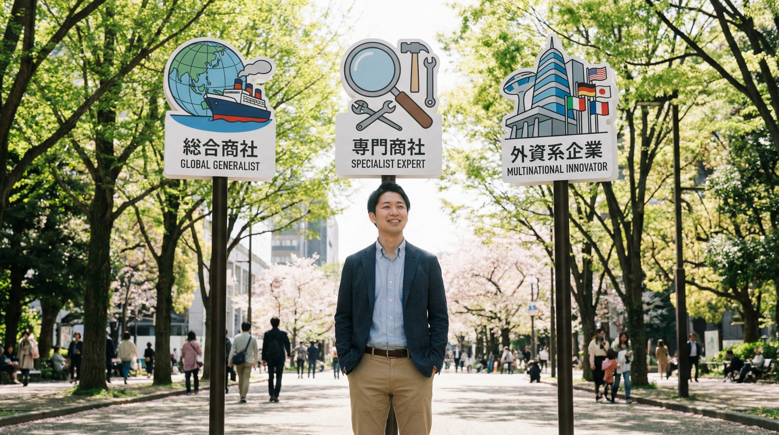 総合商社・専門商社・外資系企業の選び方